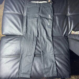 NWT Dickies Women's 77F6 Flex Work Pants Black Slim Fit‎ Straight Leg Size 2